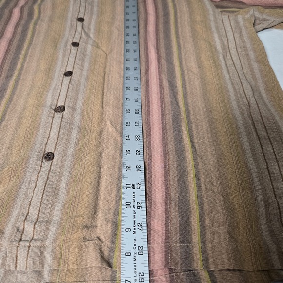 Tommy Bahama 100% Silk Hawaiian Shirt Button Up Short Sleeve Men's XXL Multicolo - Picture 3 of 11